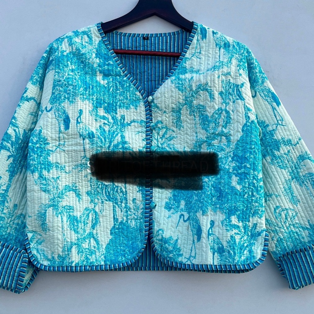Quilted Jacket India with Love